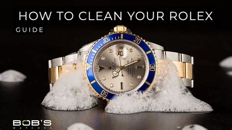 rolex uhrenarmband reinigen|how to clean rolex glasses.